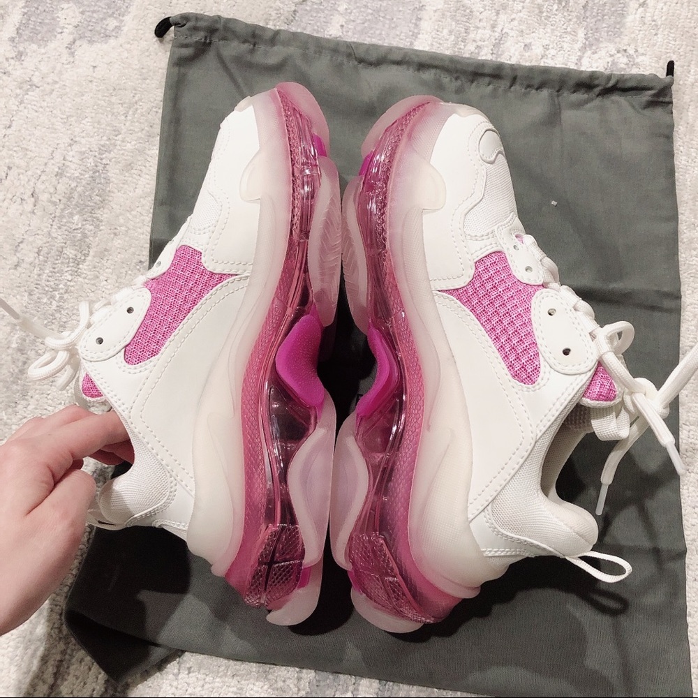 NIB BALENCIAGA Triple S Clear Sole Sneakers 36 - Picture 8 of 14